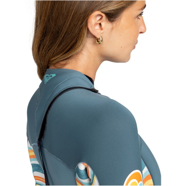 2025 Roxy Womens Swell Series 2mm Back Zip Shorty Wetsuit ERJW503027 - Starglazer